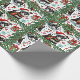 Ein sehr schnauzer Weihnachten Geschenkpapier