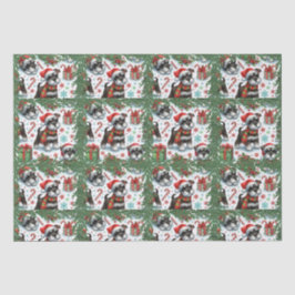 Ein sehr schnauzer Weihnachten Seidenpapier