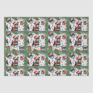 Ein sehr schnauzer Weihnachten Seidenpapier