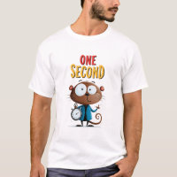 Ein Sekunde Lustiger Affe Büro Humor Geschenk