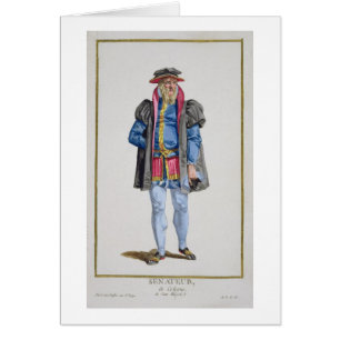 Ein Senator von Koln von 'Receuil DES Estampes,