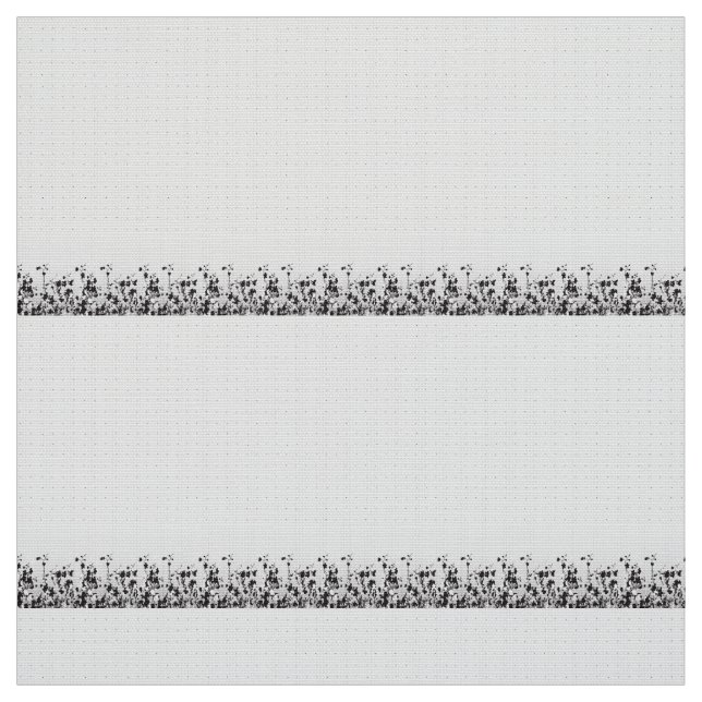 Ein Set mit viel Schwarz-Weiß-Design Stoff (Muster)
