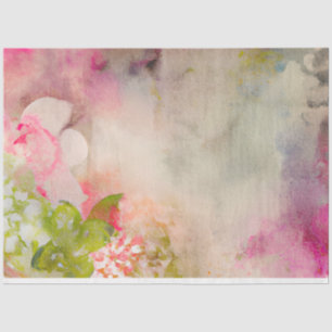 Ein Shabby Chic floral Ephemera Design Serie 11 Seidenpapier