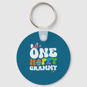 Ein Shirt Hoppy Grammy Bunny Ostertag Schlüsselanhänger