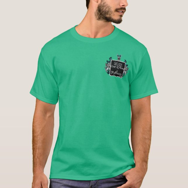 Ein Shirt mit Ihrem besitzen sehr Wappen (Vorderseite)