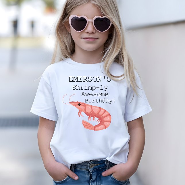 Ein Shrimp-ly-Phantastischer Geburtstag T-Shirt (A Shrimp-ly Awesome Birthday T-Shirt)