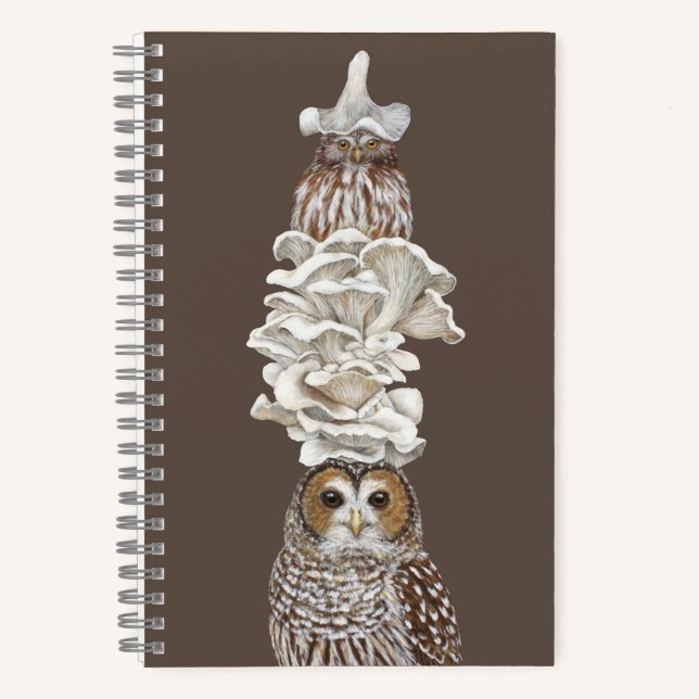 Ein "Shroom mit View Notebook Notizbuch (Vorderseite)