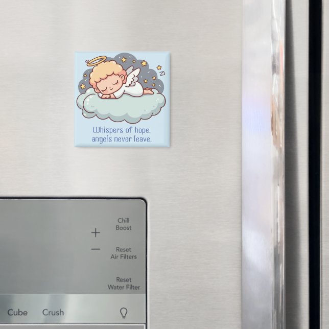 Ein sich stützender Engel Magnet (In Situ (Kühlschrank))