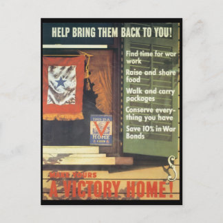 Ein Sieg Zuhause 2 Weltkrieg Postkarte