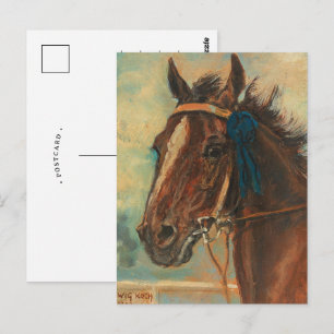 Ein siegreiches Pferd Ludwig Koch Postkarte