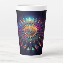 Ein Sierpinski-Dreieck-Fraktal Milchtasse
