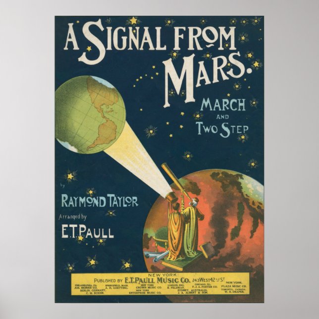 Ein Signal von Mars Poster (Vorne)