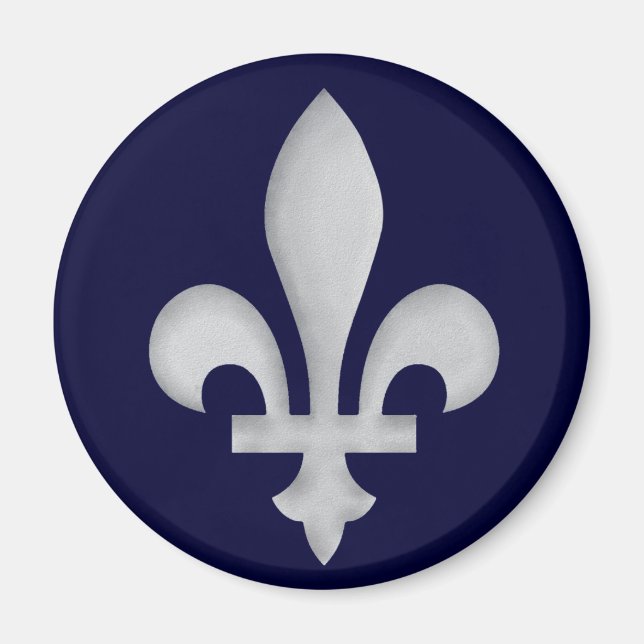 Ein Silberflammenmagnet Magnet (Vorne)