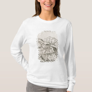 Ein silbernes Mine T-Shirt
