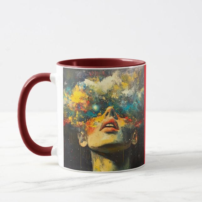 Ein simuliertes Universum Tasse (Links)