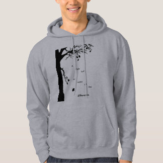 Ein Single-Blatt-Sweatshirt Hoodie