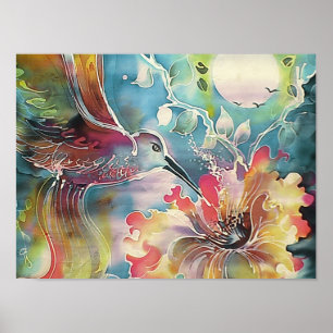 Ein Single Hummingbird Poster