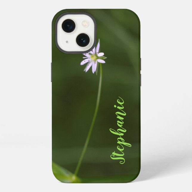 Ein Single Perfekte Blume iPhone Hülle (Rückseite)