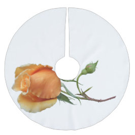 Ein Single Rose Schneiden Polyester Weihnachtsbaumdecke