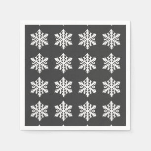 Ein Single Snowflake Serviette