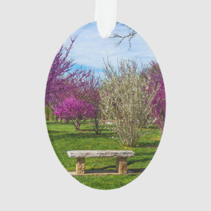 Ein Sitzplatz in der Frühlingssaison Ornament