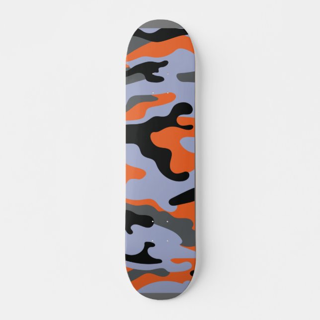 Ein Skateboard mit einem lebendigen Design.  (Vorne)