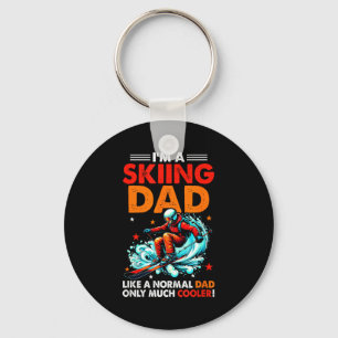 Ein Skifahrer-Vater Definition viel cooler lustige Schlüsselanhänger