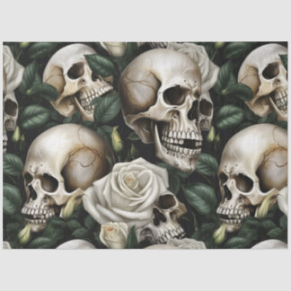 Ein Skull und Rose Serie Design 7 Seidenpapier