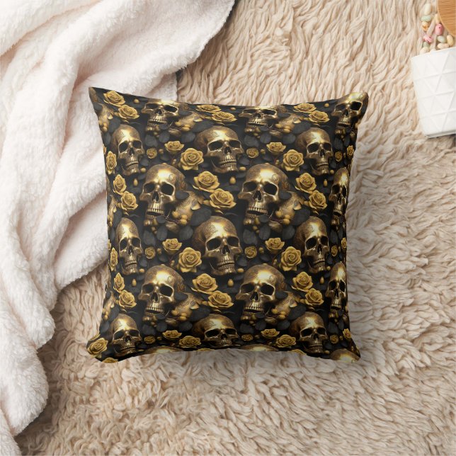 Ein Skull und Rose Serie Design 8 Kissen (Decke)