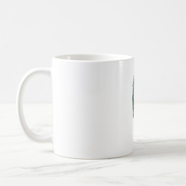 Ein Sloth Wild Animal müde Kaffeetasse (Links)