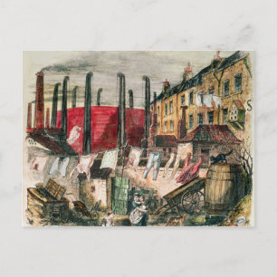 Ein Slum Postkarte