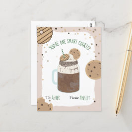 Ein Smart Cookie Crazy Milkshake Kids Valentine Postkarte