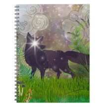 Ein Smattering der Sterne: Celestial Fox Notebook