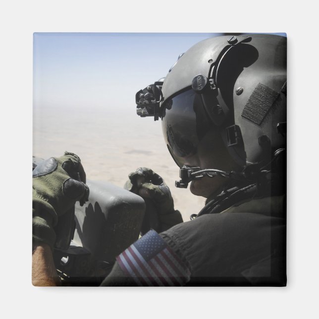 Ein Soldat bietet Sicherheit Magnet (Vorne)