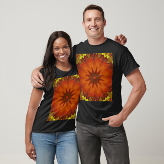 Ein Sommer Pansy 2 Bohemische Abstrakte Blumengraf T-Shirt