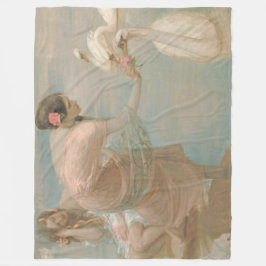Ein Sommermorgen von Rupert Bunny (1897) Fleecedecke