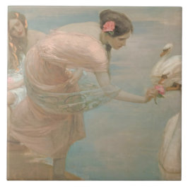 Ein Sommermorgen von Rupert Bunny (1897) Fliese
