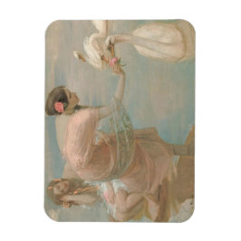 Ein Sommermorgen von Rupert Bunny (1897) Magnet