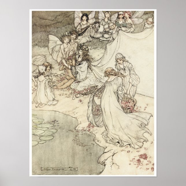 Ein Sommernachtstraum, 1908 Poster (Vorne)