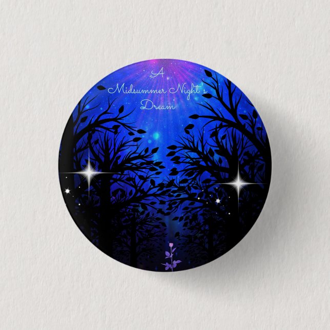 Ein Sommernachtstraum-Knopf Button (Vorderseite)