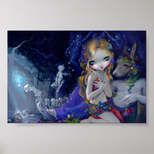 Ein Sommernachtstraum-Kunst-Druckfee Titania Poster