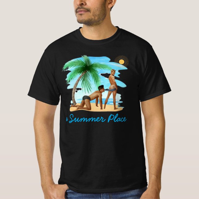 ein Sommerplatz (Gay-Themed-T - Shirt) T-Shirt (Vorderseite)