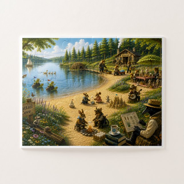 Ein Sommertag in Cattail Cove (Horizontal)