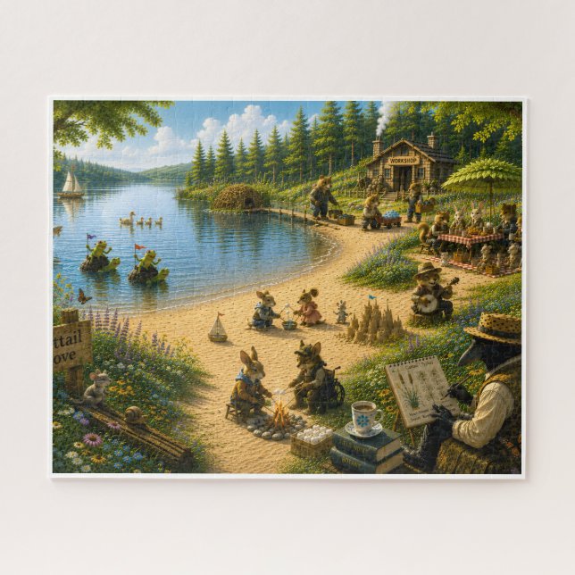 Ein Sommertag in Cattail Cove (Horizontal)