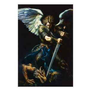 Ein Song aus Stahl und Maßstab Angel / Dragon Poster