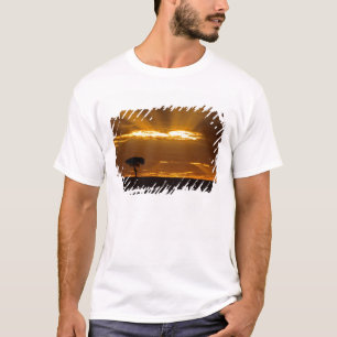 Ein Sonnenaufgang mit offenem Mund im Maasai Mara T-Shirt