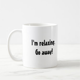 Ein Sonnenbad nehmen Kaffeetasse