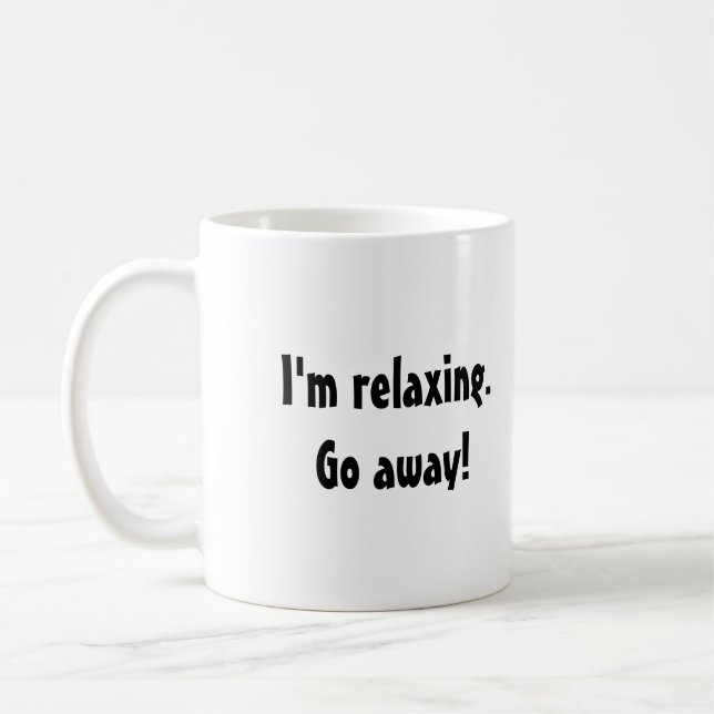 Ein Sonnenbad nehmen Kaffeetasse (Links)
