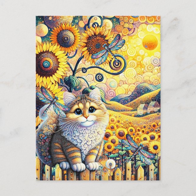 Ein sonniger Tag Postkarte (Vorderseite)