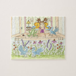 Ein sonniges Jigsaw-Puzzle